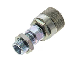 Stalen DN 10 Hydraulische Koppeling Insteeknippel 12 mm S Knelring Schotkoppeling ISO 14541/8434-1 D M28 x 2
