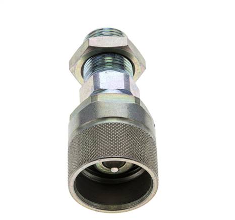Stalen DN 10 Hydraulische Koppeling Insteeknippel 12 mm S Knelring Schotkoppeling ISO 14541/8434-1 D M28 x 2