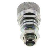 Stalen DN 12.5 Hydraulische Koppeling Insteeknippel 14 mm S Knelring Schotkoppeling ISO 14541/8434-1 D M36 x 2