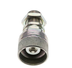 Stalen DN 12.5 Hydraulische Koppeling Insteeknippel 16 mm S Knelring Schotkoppeling ISO 14541/8434-1 D M36 x 2