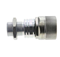 Stalen DN 20 Hydraulische Koppeling Insteeknippel 20 mm S Knelring Schotkoppeling ISO 14541/8434-1 D M42 x 2