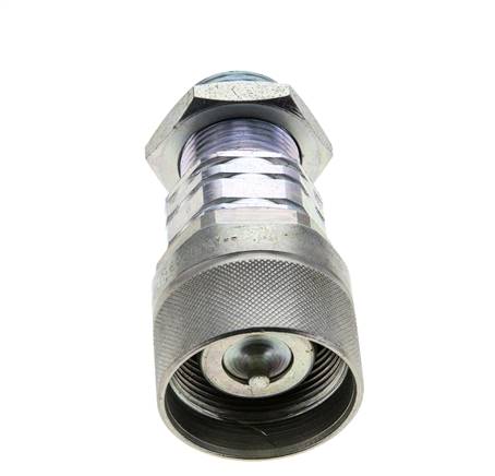 Stalen DN 20 Hydraulische Koppeling Insteeknippel 20 mm S Knelring Schotkoppeling ISO 14541/8434-1 D M42 x 2