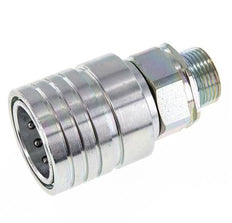 Stalen DN 25 Hydraulische Koppeling Snelkoppeling 20 mm S Knelring ISO 7241-1 A/8434-1 D 34.3mm