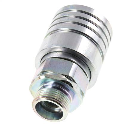 Stalen DN 25 Hydraulische Koppeling Snelkoppeling 20 mm S Knelring ISO 7241-1 A/8434-1 D 34.3mm