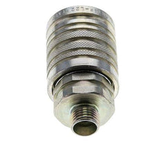 Stalen DN 12.5 Hydraulische Koppeling Snelkoppeling 10 mm L Knelring ISO 7241-1 A/8434-1 D 20.5mm