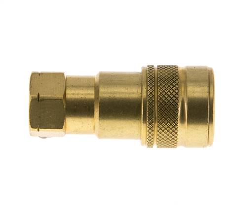 Messing DN 5 Hydraulische Koppeling Snelkoppeling 1/8 inch NPT binnendraad ISO 7241-1 B D 10.9mm