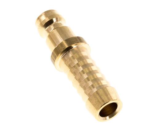 Messing DN 6 Tempereerkoppeling Insteeknippel 9 mm Slangpilaar [5 Stuks]