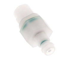 PVDF DN 5 Koppeling Insteeknippel 4x6 mm opsteekfitting Dubbele afsluiting