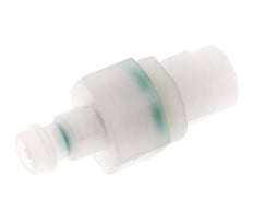 PVDF DN 5 Koppeling Insteeknippel 4x6 mm opsteekfitting Dubbele afsluiting