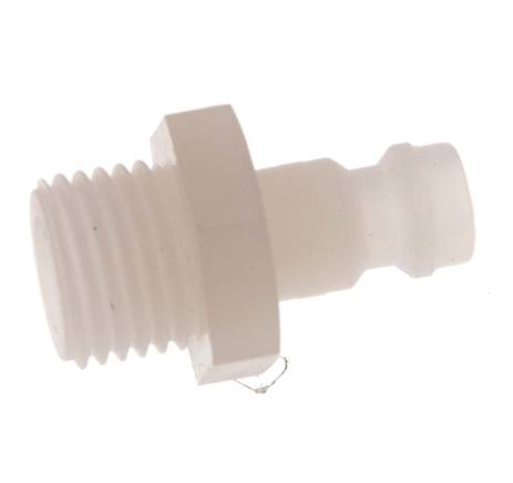 PVDF DN 5 Koppeling Insteeknippel G 1/4 inch Buitendraad