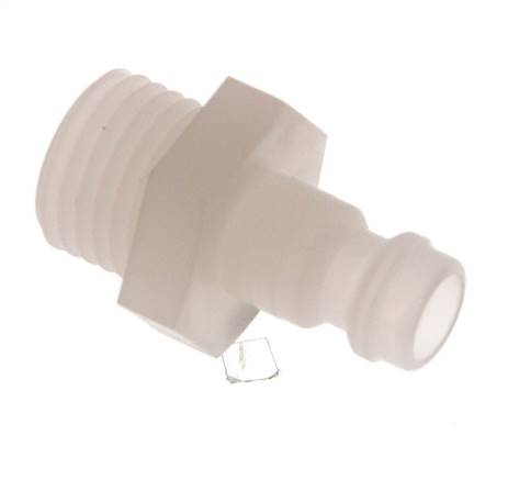 PVDF DN 5 Koppeling Insteeknippel G 1/4 inch Buitendraad