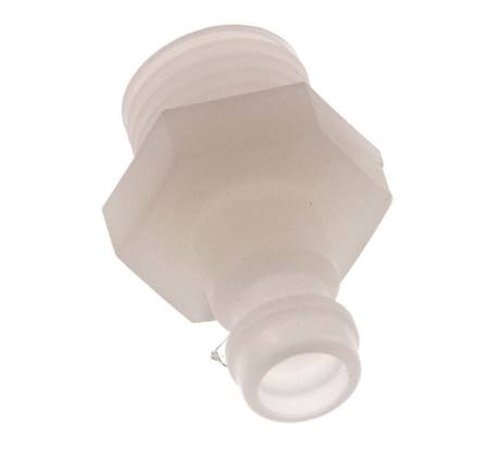PVDF DN 5 Koppeling Insteeknippel G 1/4 inch Buitendraad