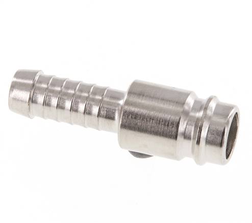 Gehard staal DN 10 Luchtkoppeling Insteeknippel 9 mm Slangpilaar [2 Stuks]