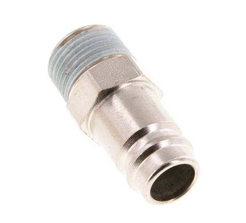 Gehard staal DN 10 Luchtkoppeling Insteeknippel R 3/8 inch Buitendraad