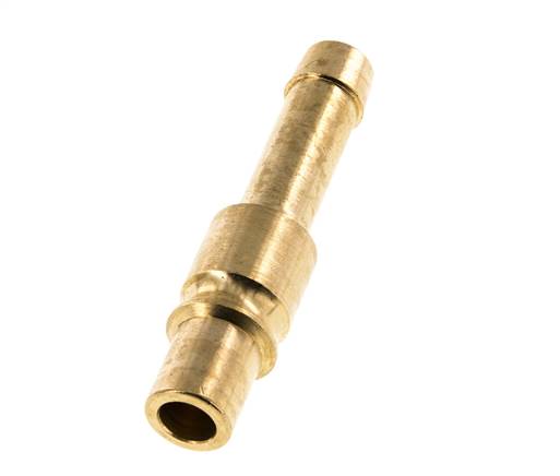 Messing DN 12 Luchtkoppeling Insteeknippel 13 mm Slangpilaar