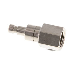 Vernikkeld Messing DN 2.7 (Micro) Luchtkoppeling Insteeknippel G 1/8 inch Binnendraad Double Shut-Off