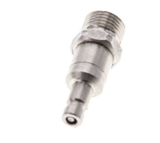 RVS 316L DN 2.7 (Micro) Luchtkoppeling Insteeknippel G 1/8 inch Buitendraad Double Shut-Off