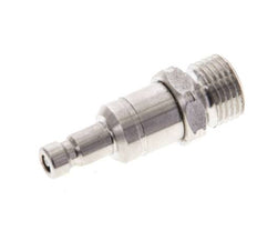 RVS 316L DN 2.7 (Micro) Luchtkoppeling Insteeknippel G 1/8 inch Buitendraad Double Shut-Off