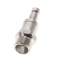 RVS 316L DN 2.7 (Micro) Luchtkoppeling Insteeknippel G 1/8 inch Buitendraad Double Shut-Off