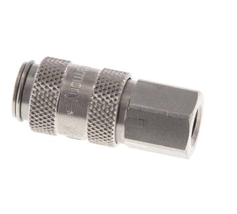 RVS DN 2.7 (Micro) Luchtkoppeling Snelkoppeling M5 Binnendraad