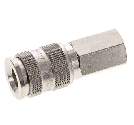 Vernikkeld Messing DN 5.5 (Orion) Luchtkoppeling Snelkoppeling G 1/4 inch Binnendraad
