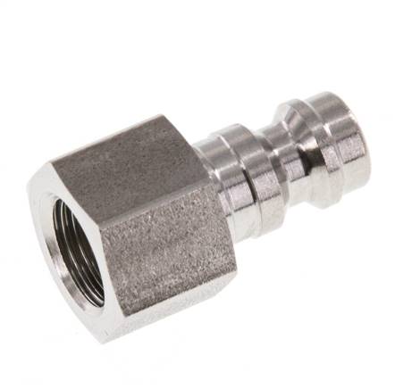 RVS 316L DN 5 Luchtkoppeling Insteeknippel G 1/8 inch Binnendraad