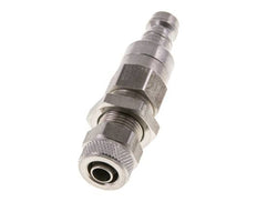 RVS DN 5 Luchtkoppeling Insteeknippel 6x8 mm Push-On Schotkoppeling Double Shut-Off