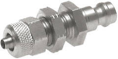 RVS 316L DN 5 Luchtkoppeling Insteeknippel 6x8 mm Push-On Schotkoppeling