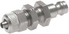 RVS 316L DN 5 Luchtkoppeling Insteeknippel 6x8 mm Push-On Schotkoppeling