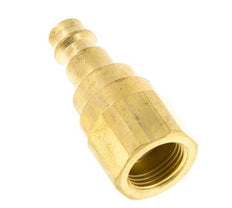Messing DN 7.2 (Euro) Luchtkoppeling Insteeknippel G 3/8 inch Binnendraad met Terugslagklep