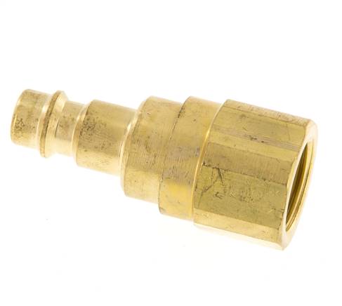 Messing DN 7.2 (Euro) Luchtkoppeling Insteeknippel G 3/8 inch Binnendraad met Terugslagklep