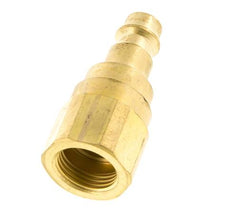 Messing DN 7.2 (Euro) Luchtkoppeling Insteeknippel G 3/8 inch Binnendraad met Terugslagklep