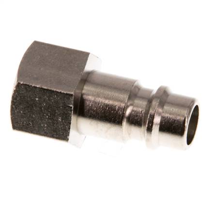 Vernikkeld Messing DN 7.2 (Euro) Luchtkoppeling Insteeknippel G 1/4 inch Binnendraad [2 Stuks]