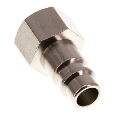 Vernikkeld Messing DN 7.2 (Euro) Luchtkoppeling Insteeknippel G 1/4 inch Binnendraad [2 Stuks]