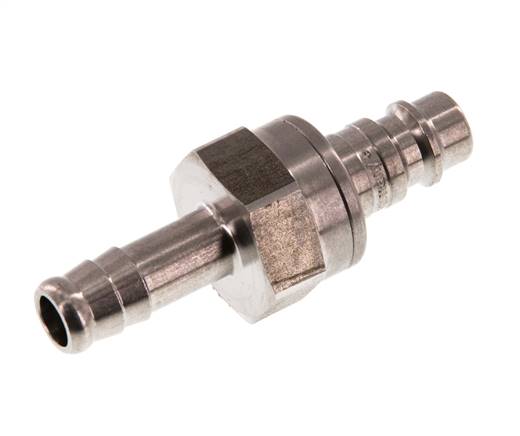RVS DN 7.2 (Euro) Luchtkoppeling Insteeknippel 9 mm Slangpilaar Double Shut-Off