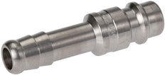 RVS 316L DN 7.2 (Euro) Luchtkoppeling Insteeknippel 9 mm Slangpilaar Double Shut-Off