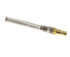 Messing DN 7.2 (Euro) Luchtkoppeling Insteeknippel 8x10 mm Push-On Buigbescherming met Terugslagklep