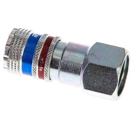 Staal/Messing DN 7.6 (7.2 Euro) Safety Luchtkoppeling Snelkoppeling G 1/2 inch Binnendraad