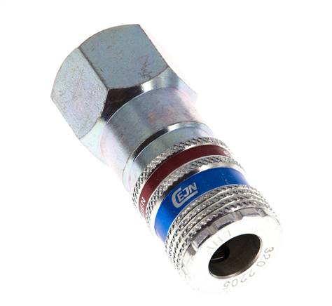 Staal/Messing DN 7.6 (7.2 Euro) Safety Luchtkoppeling Snelkoppeling G 1/2 inch Binnendraad