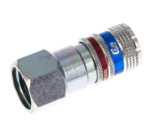 Staal/Messing DN 7.6 (7.2 Euro) Safety Luchtkoppeling Snelkoppeling G 1/2 inch Binnendraad
