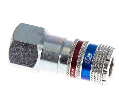 Staal/Messing DN 7.6 (7.2 Euro) Safety Luchtkoppeling Snelkoppeling G 1/2 inch Binnendraad