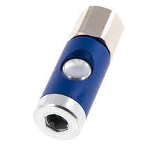 Gehard staal DN 7.4 Safety Luchtkoppeling Snelkoppeling met Drukknop G 1/2 inch Binnendraad
