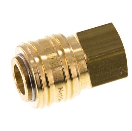 Messing DN 7.2 (Euro) Luchtkoppeling Snelkoppeling G 1/4 inch Binnendraad