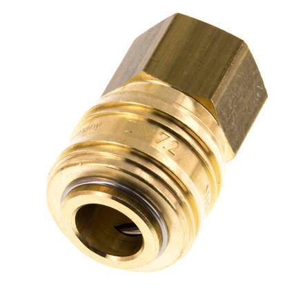 Messing DN 7.2 (Euro) Luchtkoppeling Snelkoppeling G 1/4 inch Binnendraad