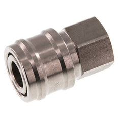 RVS DN 7.2 (Euro) Luchtkoppeling Snelkoppeling G 1/4 inch Binnendraad Double Shut-Off
