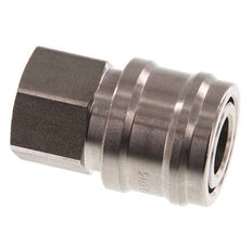 RVS DN 7.2 (Euro) Luchtkoppeling Snelkoppeling G 1/4 inch Binnendraad Double Shut-Off