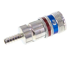Staal/Messing DN 7.6 (7.2 Euro) Safety Luchtkoppeling Snelkoppeling 6 mm Slangpilaar