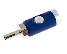 Gehard staal DN 7.4 Safety Luchtkoppeling Snelkoppeling met Drukknop 8 mm Slangpilaar