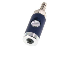 Gehard staal DN 7.4 Safety Luchtkoppeling Snelkoppeling met Drukknop 9 mm Slangpilaar