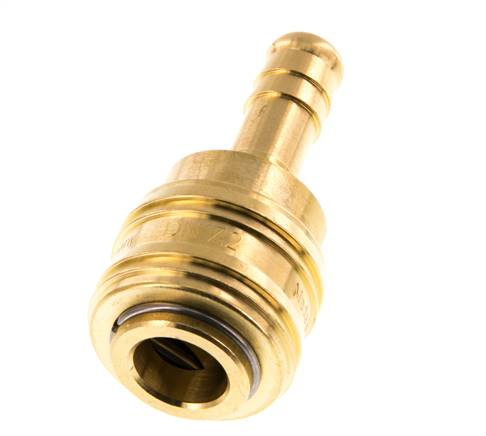 Messing DN 7.2 (Euro) Luchtkoppeling Snelkoppeling 9 mm Slangpilaar